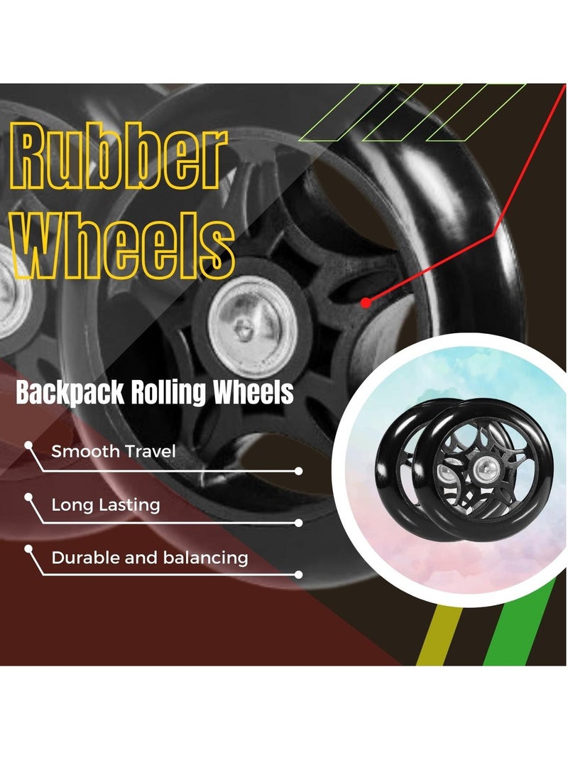 Water Resistance 2 Wheels Casual Trolley Backpack 18 Inch