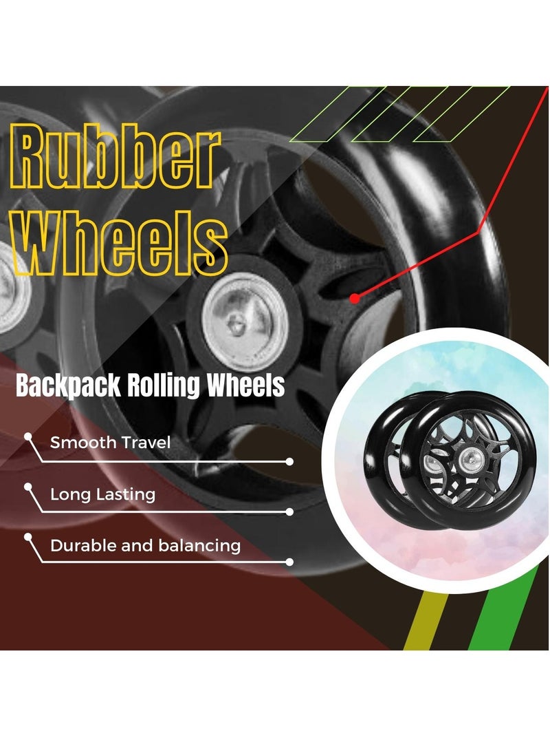 Water Resistance 2 Wheels Casual Trolley Backpack 18 Inch