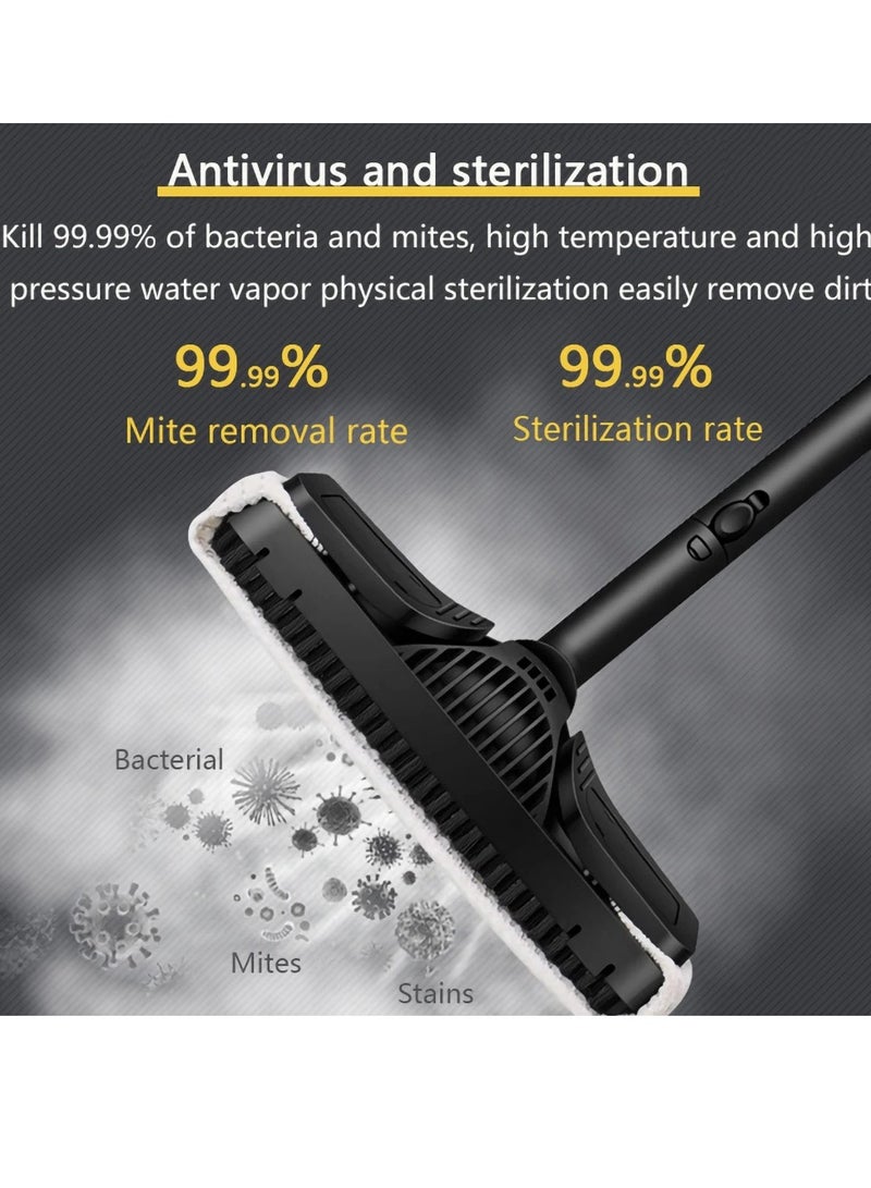 Steam Cleaner, 2000 W, 4 Bar Steam Pressure, 1.8 Liter Tank Capacity, High Temperature Kills 99.99% of Viruses & Bacteria