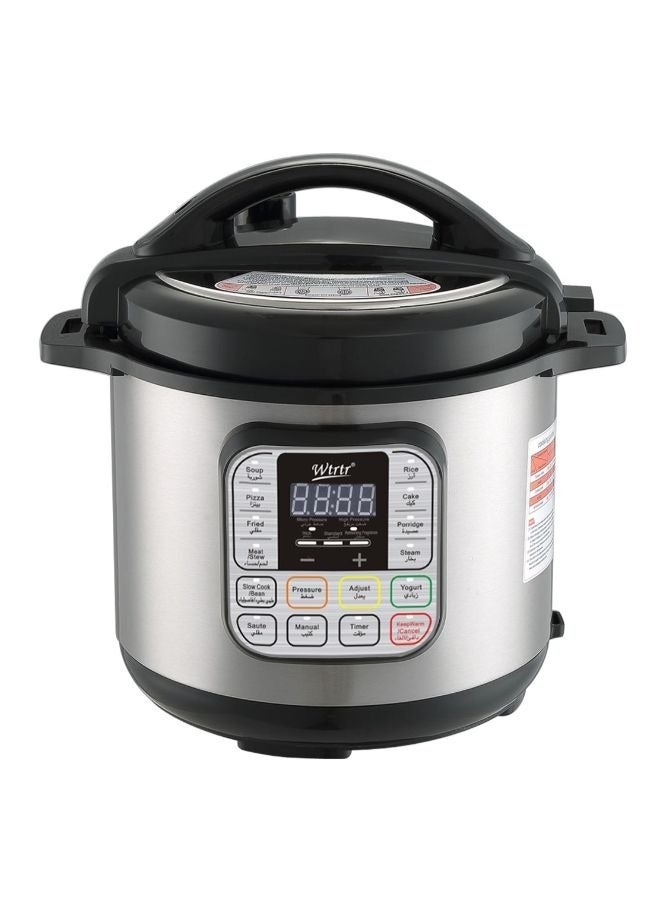 11L 1350W. stainless steel electric pressure cooker, Slow, Rice Cooker, Yogurt, Cake Maker,Steamer and Warmer, Silver.perfect for larger families (11L)