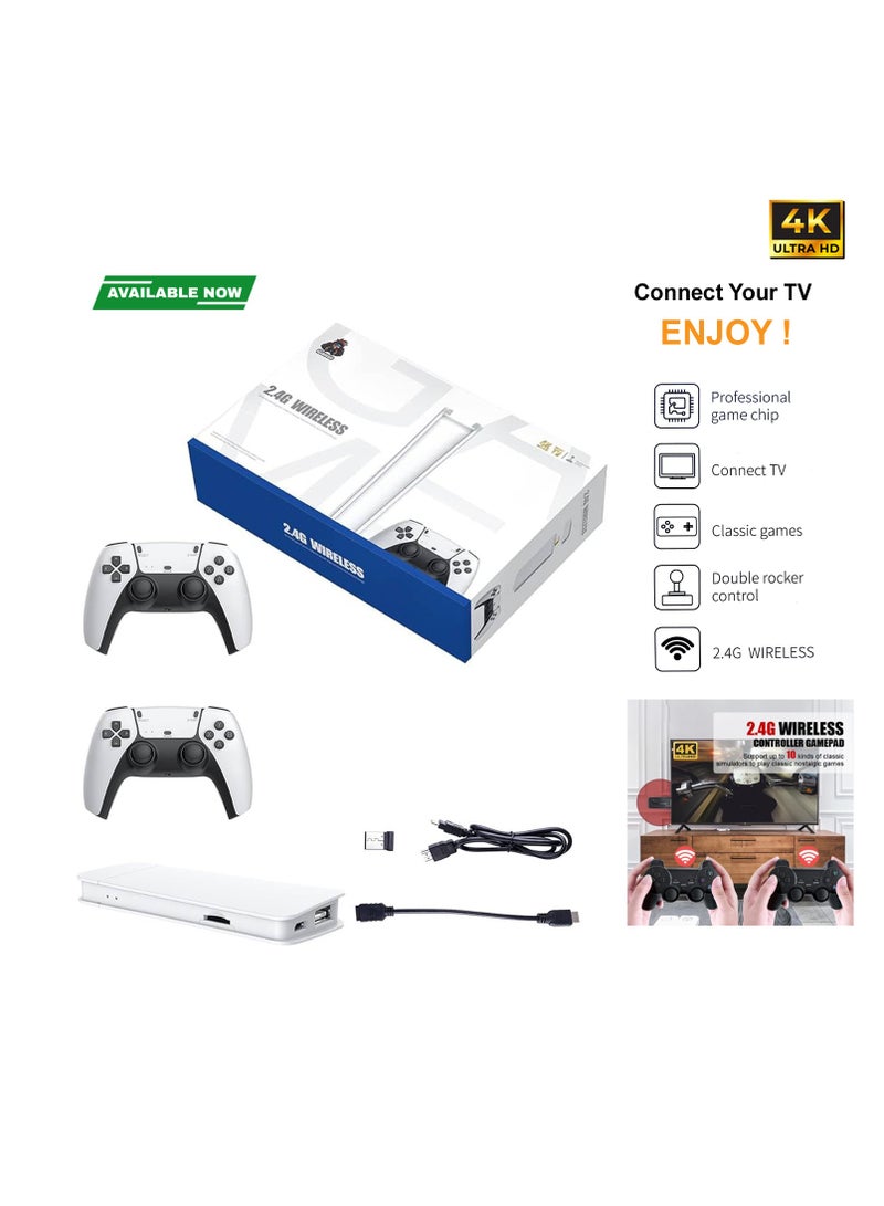 2.4G wireless 3D 4k ultra HD stick double rocker video game console set