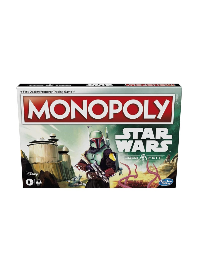 Hasbro monopoly star sars boba fett edition board game for Kids