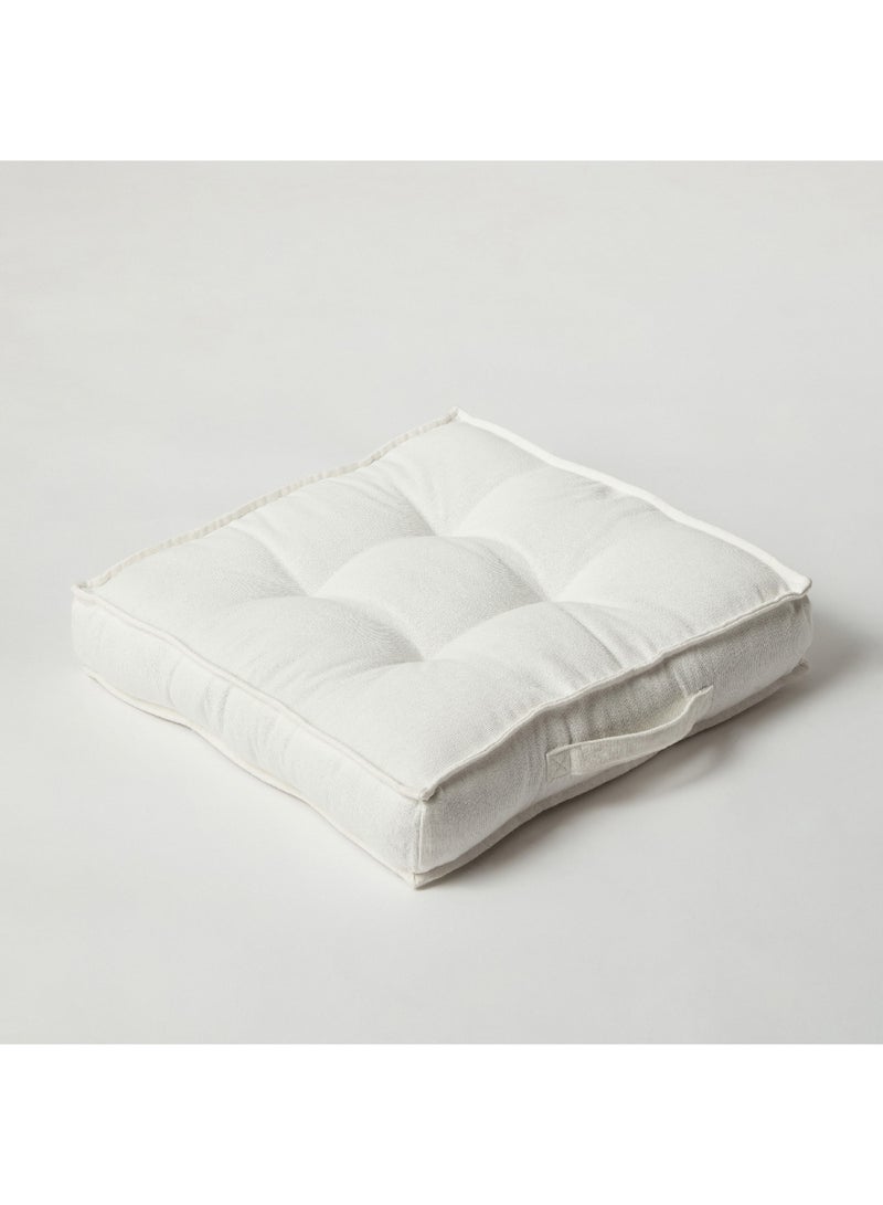 Atlanta Ezra Ribbed Floor Cushion 48 x 10 x 48 cm