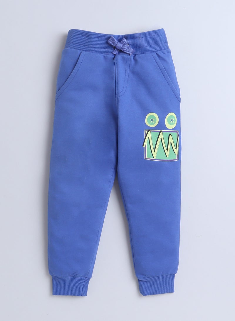 Boys' 2-Piece Set -Raglan Sweatshirt and Jogger Set Blue/Navy