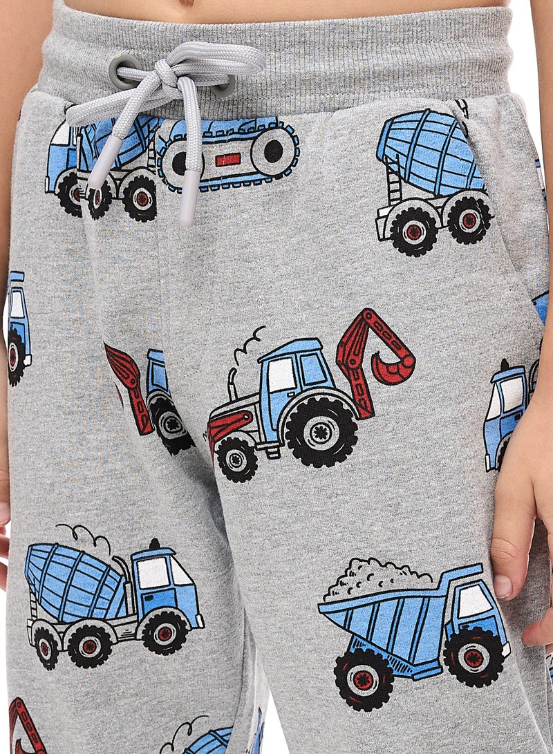Boys 2-Piece Printed Sweatshirt and Jogger Set