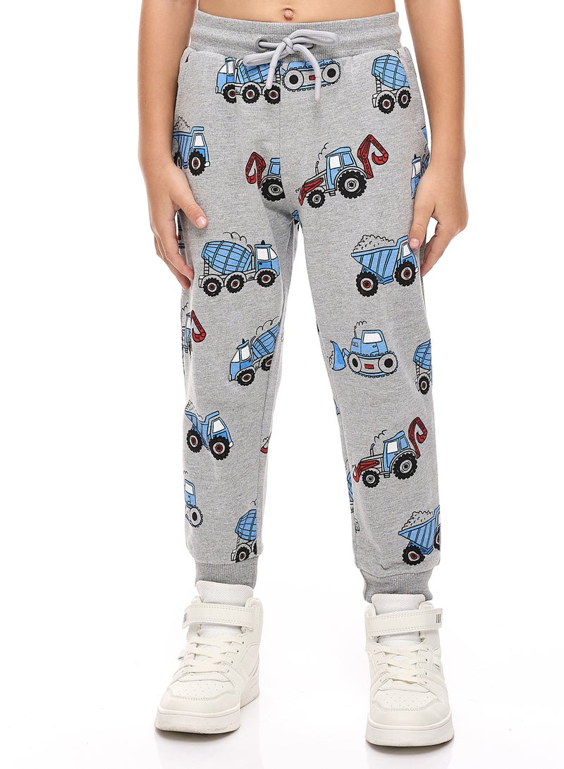 Boys 2-Piece Printed Sweatshirt and Jogger Set