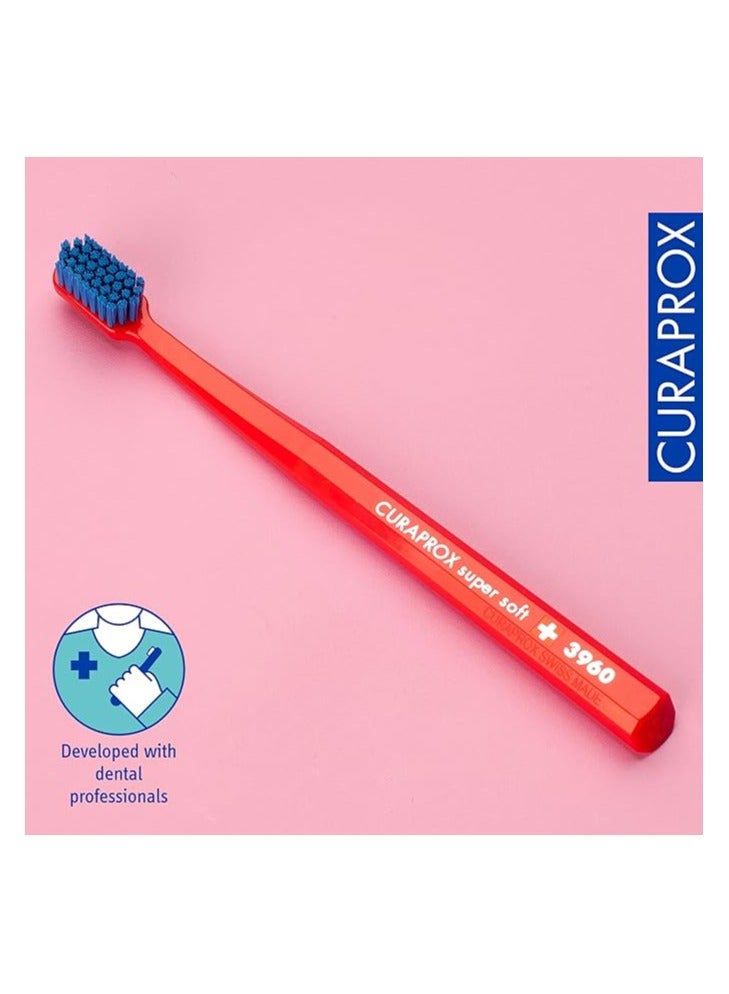 Curaprox Swiss 3960 Super Soft Toothbrush 0.12mm Assorted Colors