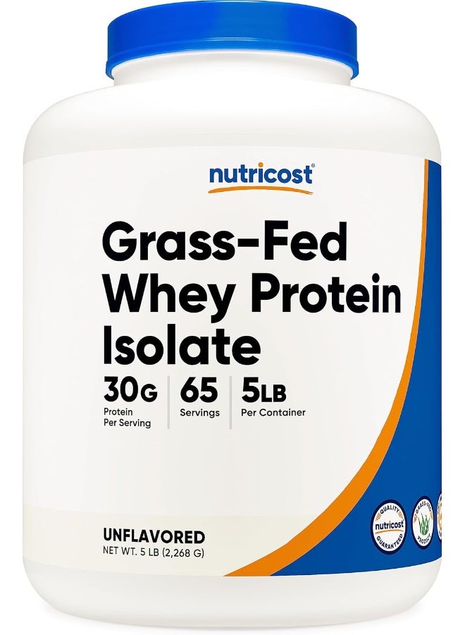 Grass-Fed Whey Protein Isolate - Rbgh Free, Non-Gmo And Gluten Free