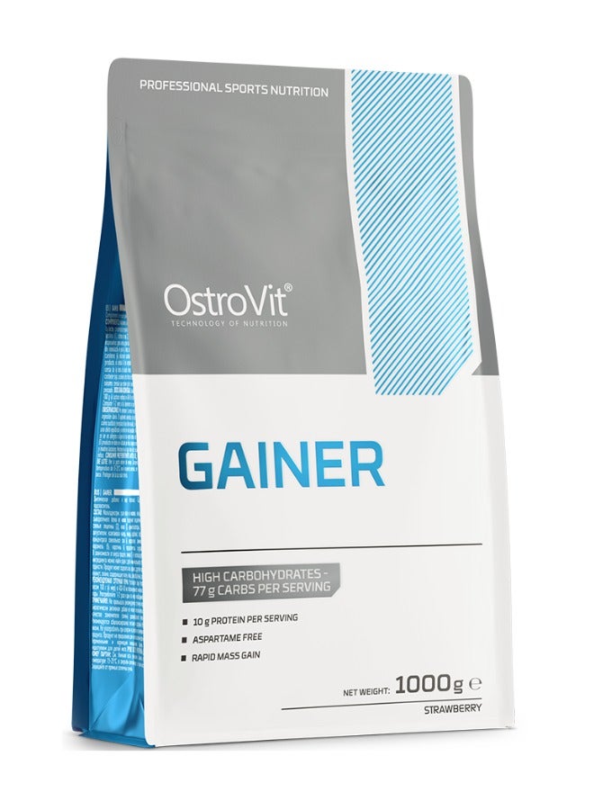 OstroVit Gainer Strawberry Flavour 1000 Gram