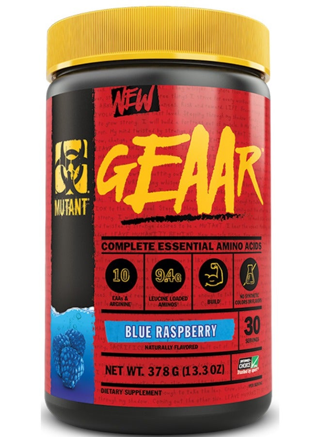 Mutant Geaar Amino Acids Blue Raspberry 30 Servings