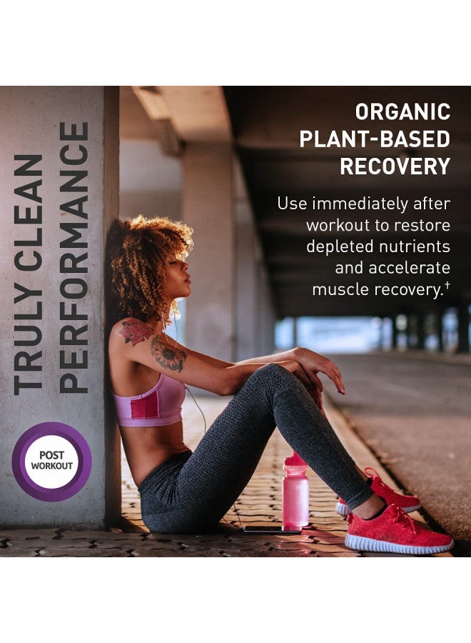 Garden of Life Sport Vegan Organic Plant Based Post Workout Muscle Recovery Powder for Men & Women - BlackBerry Lemonade 30 Servings, 100mg Magnesium, Antioxidants, Supplements, 15.7 Oz