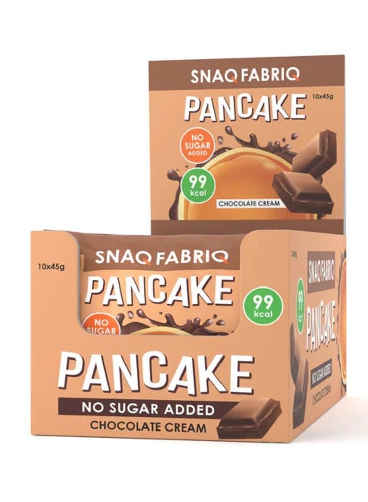 Snaq Fabriq, Pancake, Chocolate Cream, 10x45g