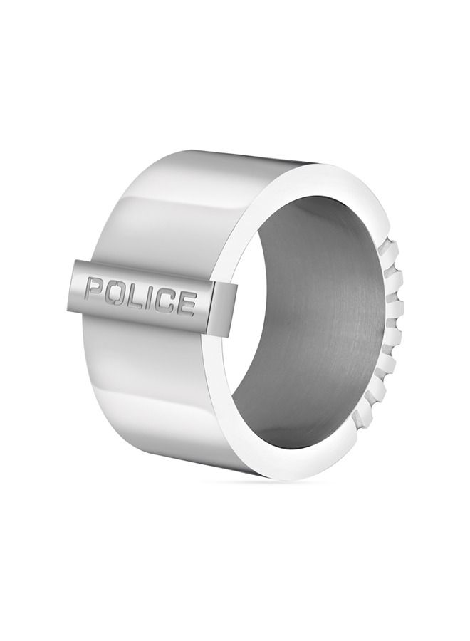 POLICE Gear Silver Ring For Men