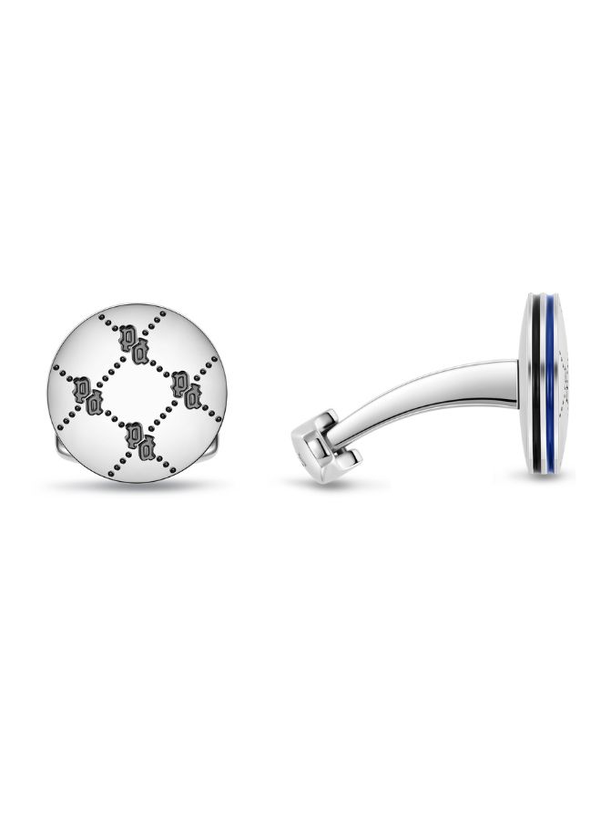 Iconic Monogram Cufflinks For Men Silver