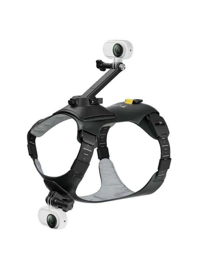 GO 3S Mount Pet Harness - Medium - Compatible with Insta360 GO 3S, GO 3, GO 2, GO