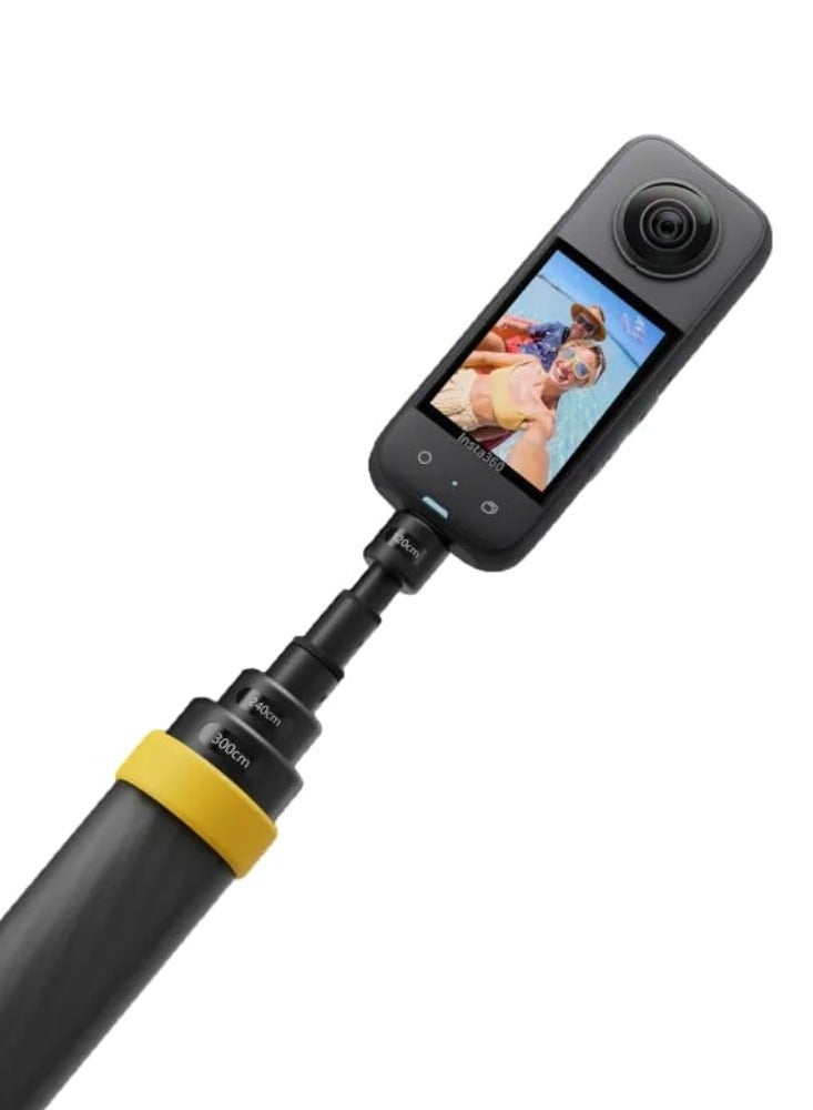 Enhanced Extended Edition Selfie Stick - Compatible with Insta360 X4, X3, ONE RS (Twin/4K), ONE X2, ONE R, ONE X and ONE Black