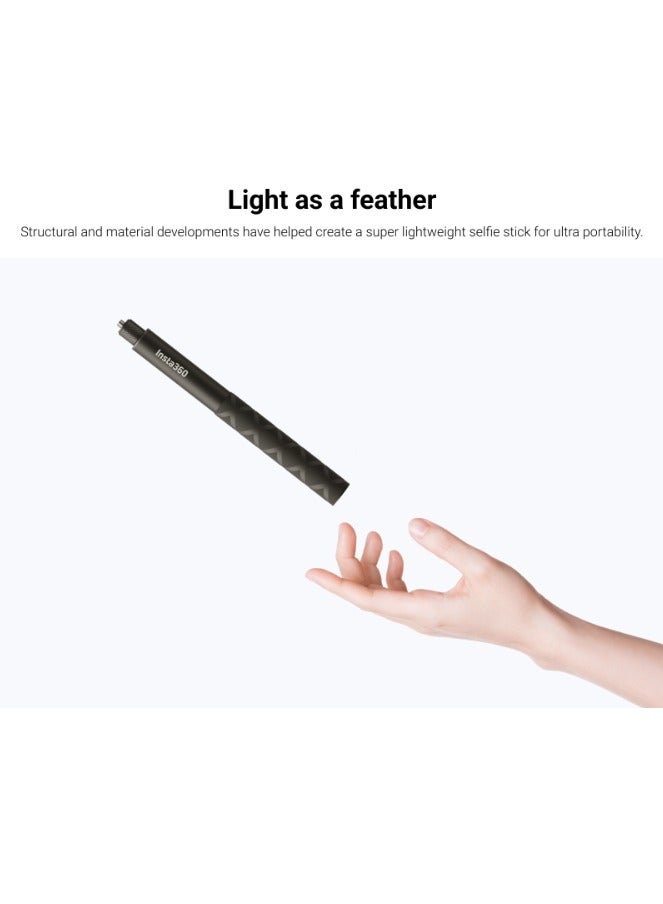 Invisible Selfie Stick - 114cm - Black