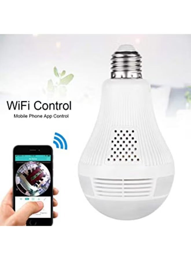 Light Bulb With VR Spy Hidden WIFI Camera