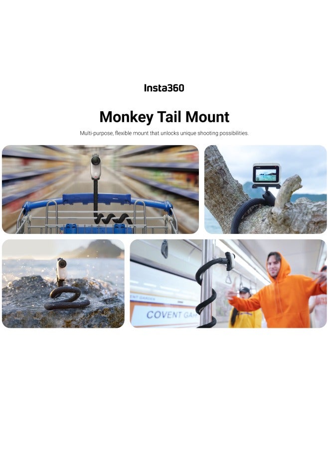 Monkey Tail Mount - Black