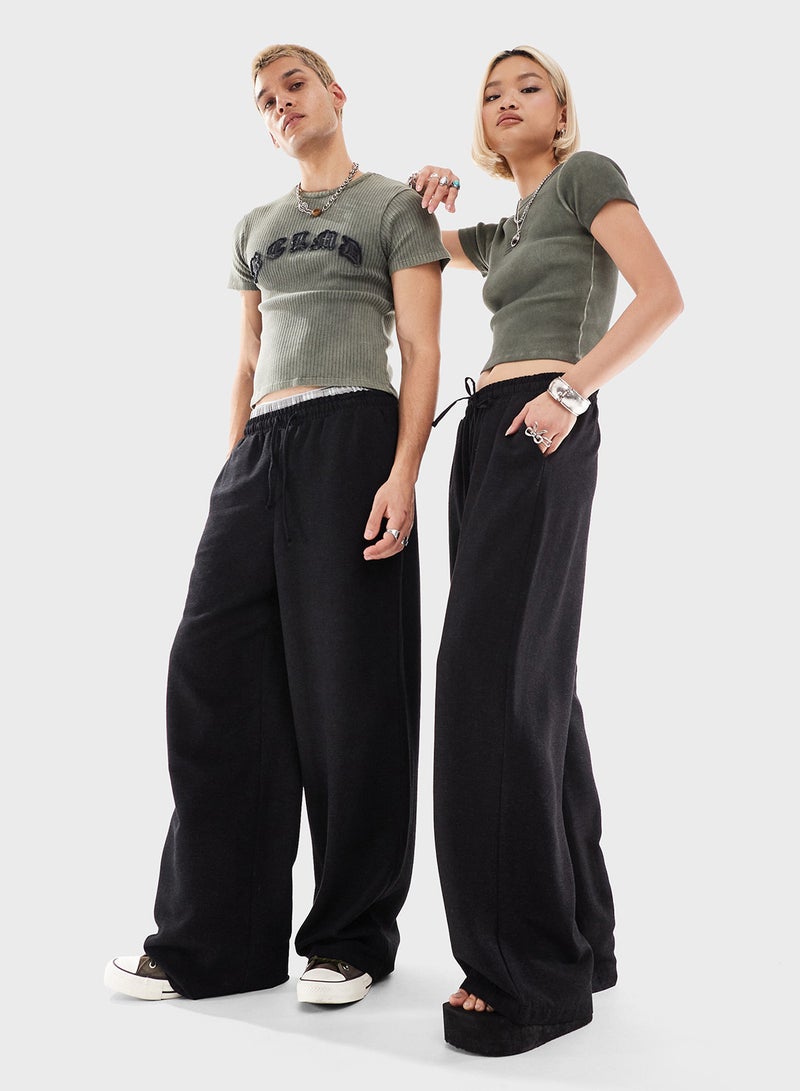 Unisex High Waist Pants