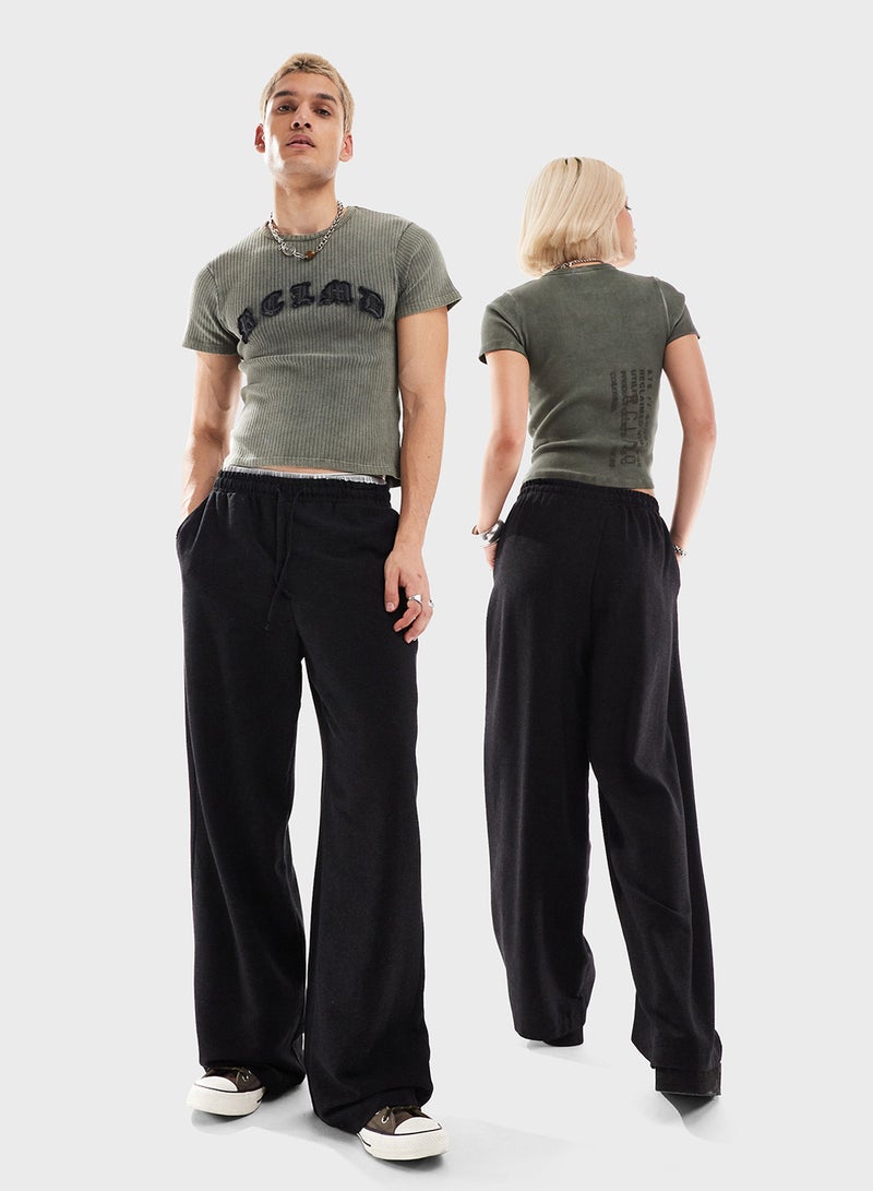 Unisex High Waist Pants