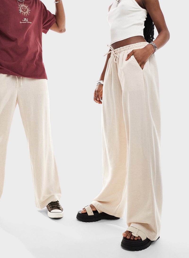 Unisex High Waist Pants