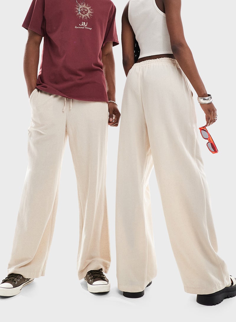 Unisex High Waist Pants