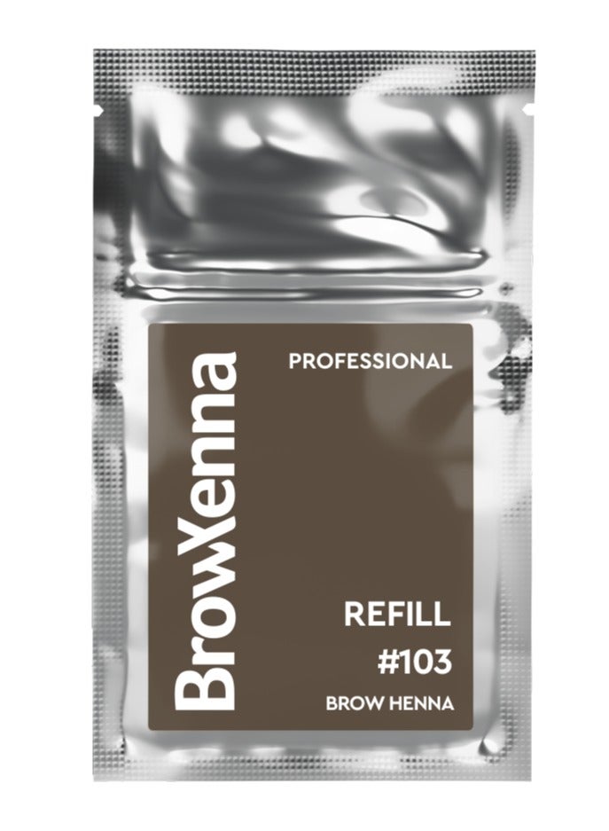 Henna for Eyebrows 6 Grams (sachet-refill) | #104 Dark Chocolate