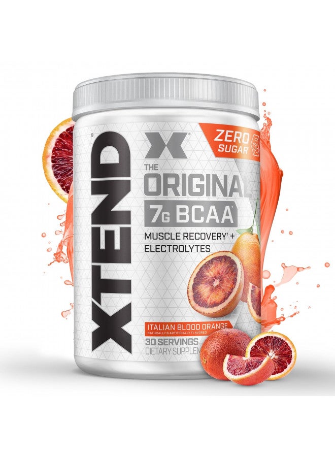 XTEND Original BCAA Powder Italian Blood Orange | Sugar Free Post Workout Muscle Recovery Drink with Amino Acids | 7g BCAAs for Men & Women | 30 Servings