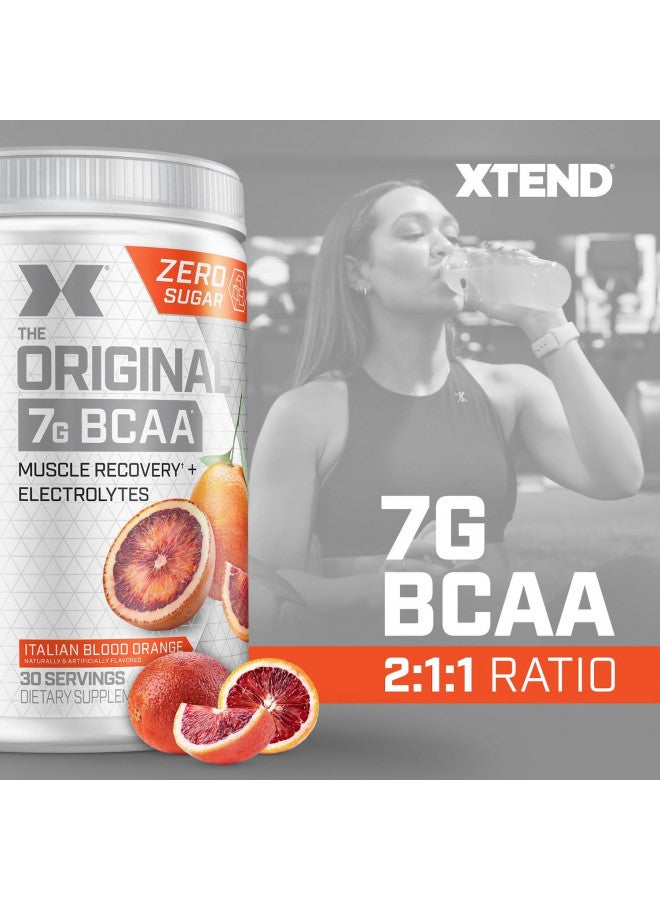 XTEND Original BCAA Powder Italian Blood Orange | Sugar Free Post Workout Muscle Recovery Drink with Amino Acids | 7g BCAAs for Men & Women | 30 Servings