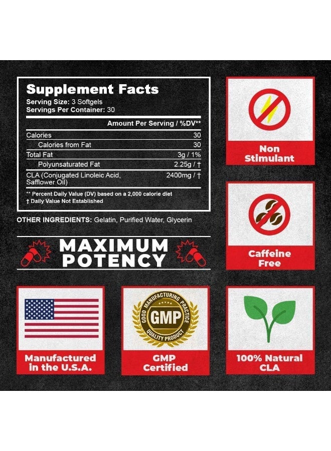 UNALTERED Belly Fat Burner for Men - Lose Belly Fat, Tighten Abs, Support Lean Muscle Growth - Jitter & Caffeine-Free Weight Loss Pills - 90 Ct