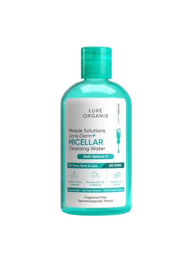 Miracle solutions acne derma micellar cleansing water