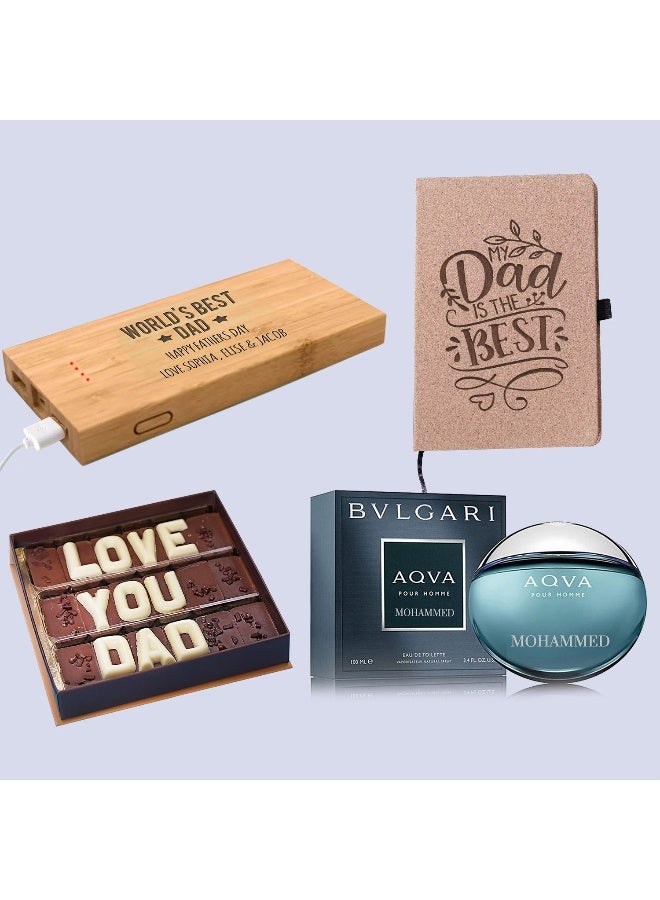 Affection For Dad Personalised Gifts Combo