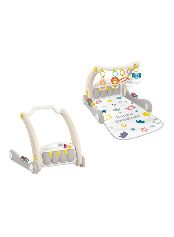 Interactive Baby Play Gym with Hanging Toys, Soft Musical Mat for Early Learning, Sensory Development, Motor Skills, and Fun Activity for Newborns and Toddlers Safe & Durable Design