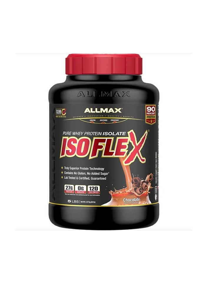 Allmax, Isoflex Protein, 5LBS, Chocolate, 75 Servings