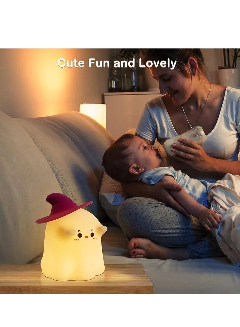 Night Lights for Kids Cute Rechargeable Baby Lamp with Timer, Adjustable Brightness, Great for Holiday Season,Gift for Home Decor