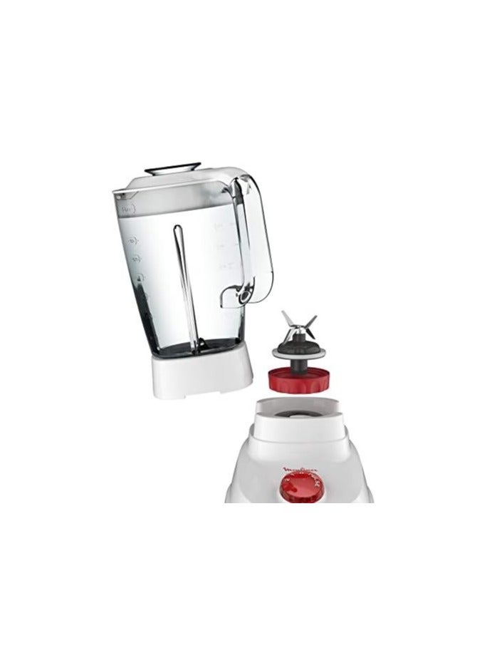 Super Blender 2 L Smoothie Maker | 700 W | Includes 2 Attachments | White/Black