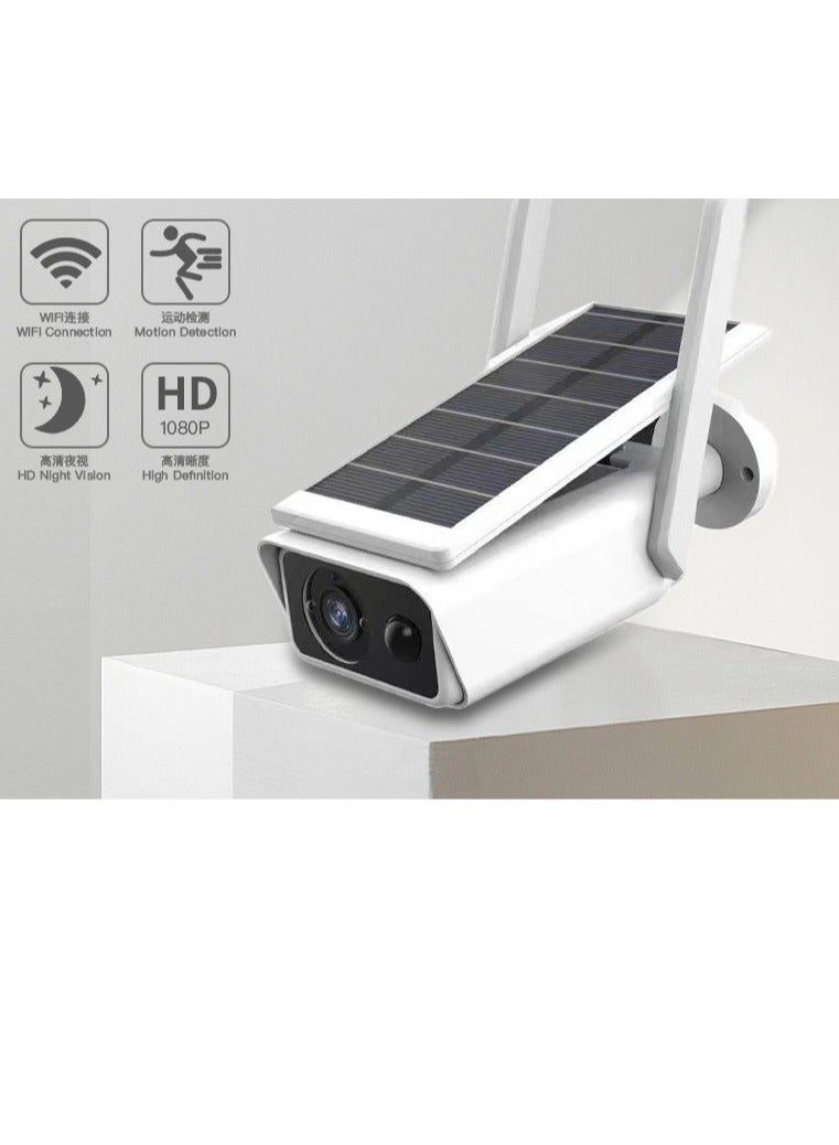 Low Power Consumption 3MP Outdoor HD Wireless Solar Gun Icsee smart wifi Surveillance Camera