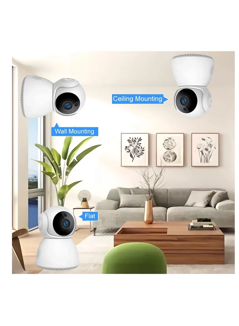 Portable Wireless Two-Way Audio V380 Smart Wifi Home Office Security Camera