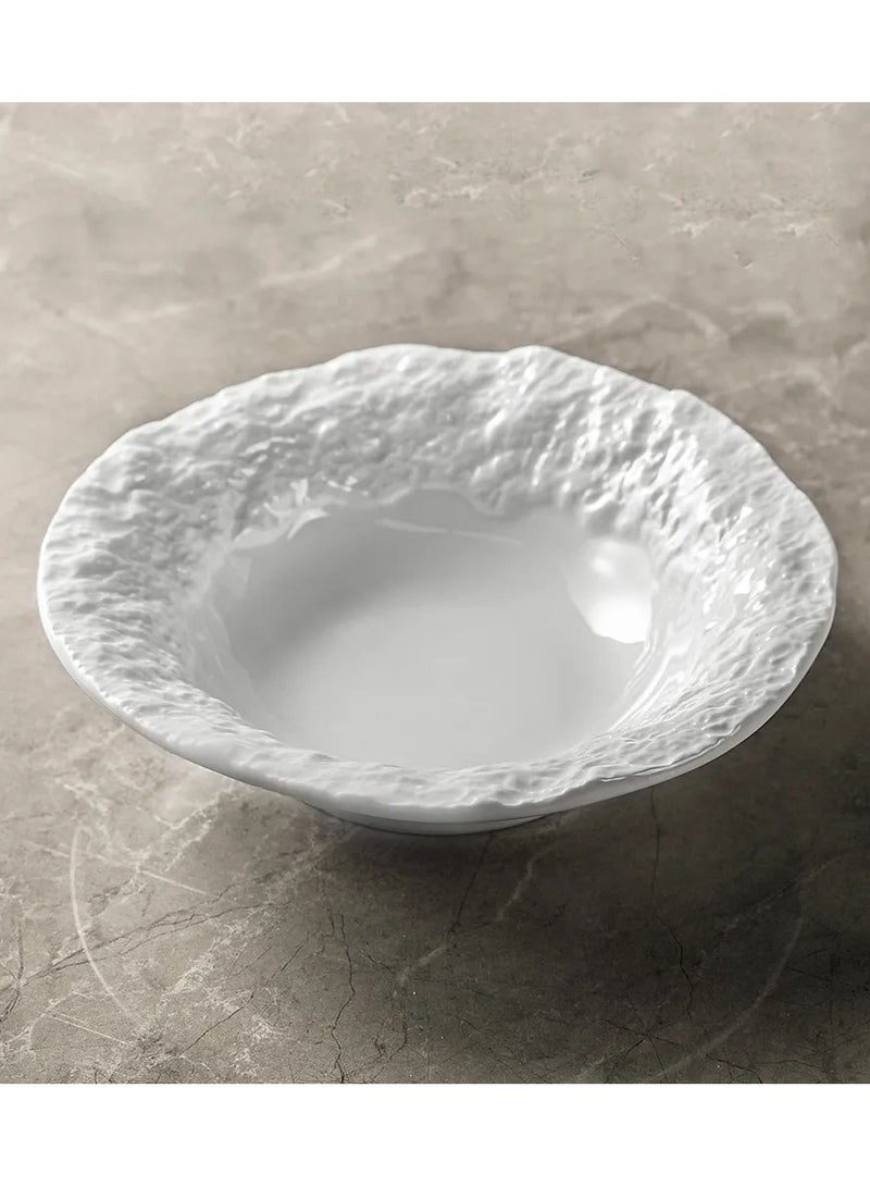 Coral White Spun Bowl