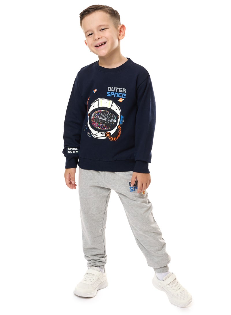 Boys 2-Piece Sweatshirt and Jogger Set