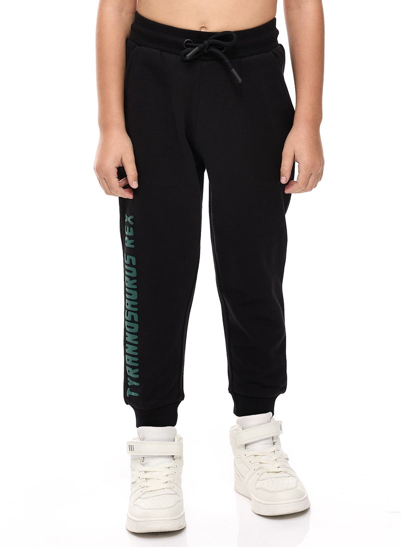 Boys' 2-Piece Sweatshirt and Jogger Set - Dk Green -Black