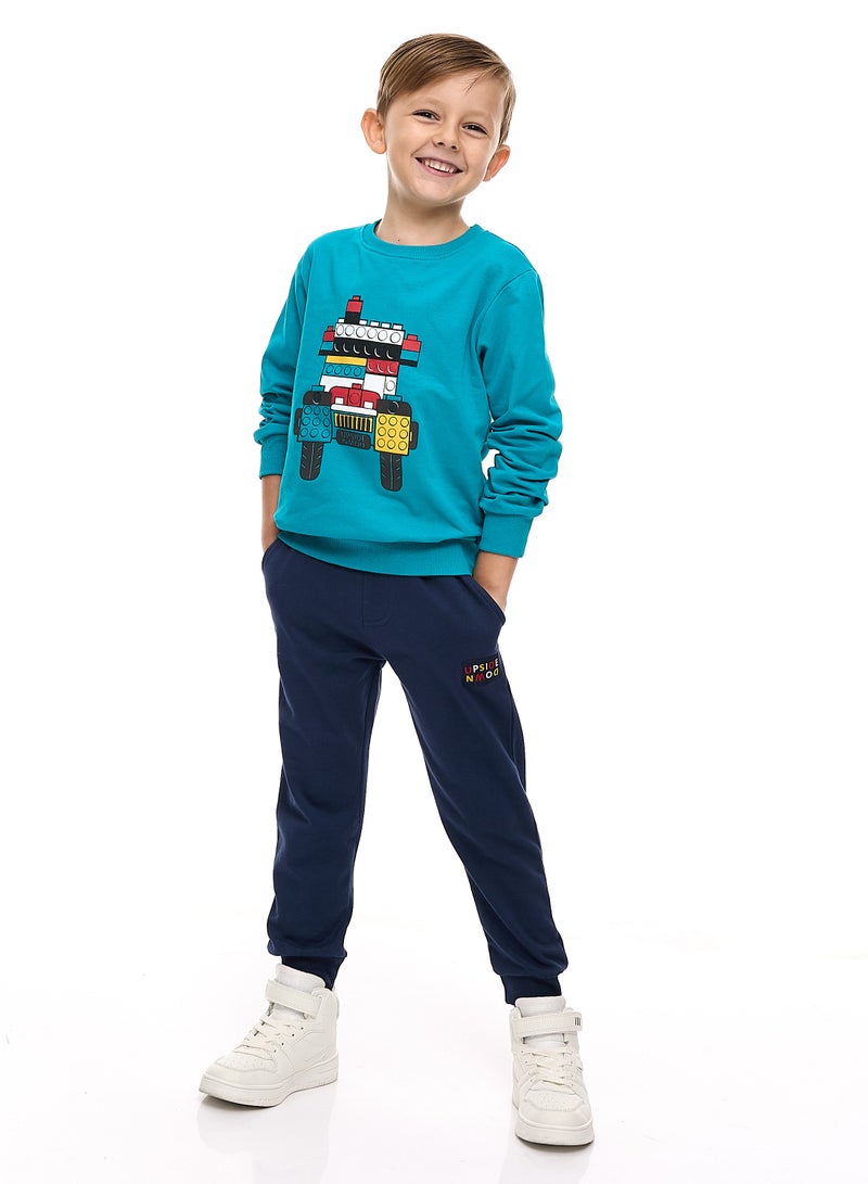 Boys' 2-Piece Sweatshirt and Jogger Set