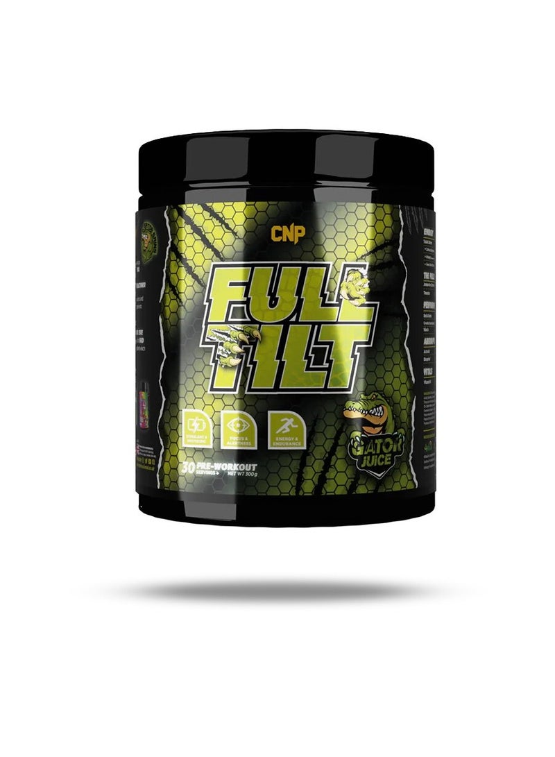 CNP, Full Tilt, Pre Workout, 300g, Gator Juice, 30 Servings