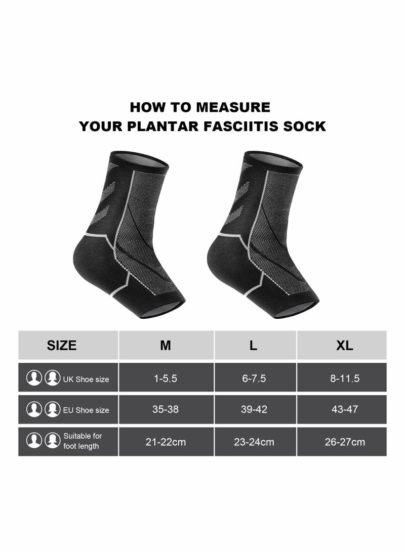 2 Pack Ankle Brace Anti-Slip Breathable Compression Support Sleeve(L)