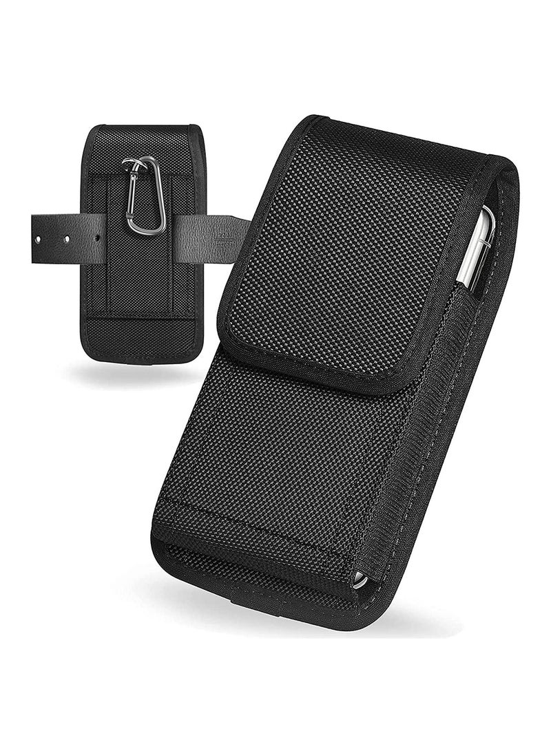 Cell Phone Pouch, Nylon Holster Case, for Samsung Galaxy S20 S21 Plus Note 20 Ultra A21 A11 A12 A71 A72 A52 A32 S10 Lite Note 9 8 LG Stylo 6/K51, Moto/Google, X-Large