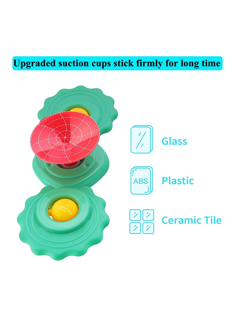 Toddler Spinner Toys, 3 Pack Learning Toys, Suction Cup Spinner Toy, Baby Water Toy Attractive Stress Relief Suction Cup Animal Interactive Baby Toys for Bath Tub