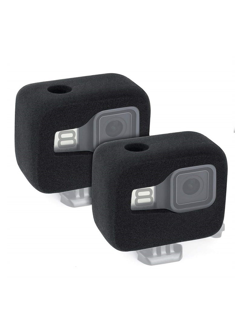 2-Pack Windslayer Housing Case for GoPro Hero 8 Black Reduce Wind Noise Improve Audio Quality