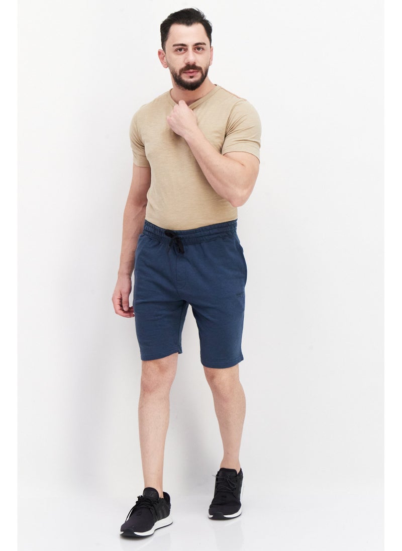 Men Plain Basic Short, Teal