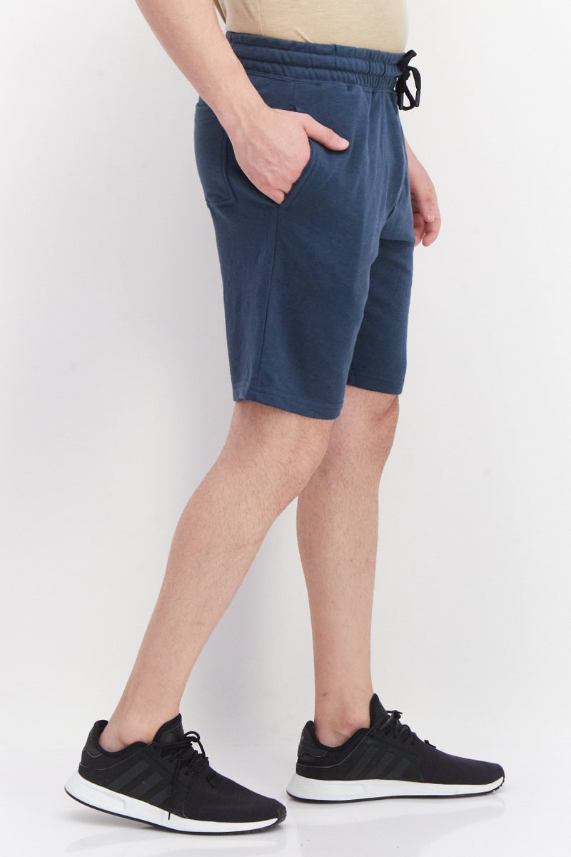 Men Plain Basic Short, Teal